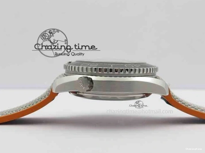 0326 Planet Ocean 2016 43.5mm SS OM 1:1 Best Edition Gray Dial On Nylon Strap A DailyWear 8166